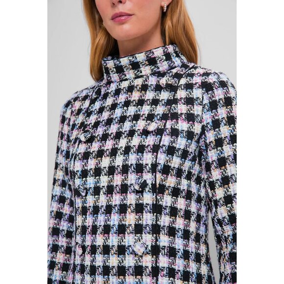 Tuckernuck Prismatic Tweed Radziwill Dress Black , Size XXS NWT $298 - Picture 2 of 13